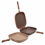 تابه دو طرفه رژیمی گرانیتی زیو سایز 40cm مدل | ZIO TURKEY ZFP_8176/ T36 - تصویر 7
