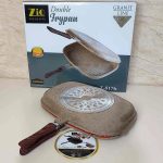 تابه دو طرفه رژیمی گرانیتی زیو سایز 40cm مدل | ZIO TURKEY ZFP_8176/ T36 - تصویر 4